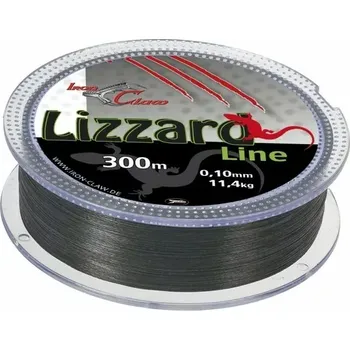 SAENGER Pletená šňůra Iron Claw Lizzard, 300m, šedá průměr: 0,03 mm