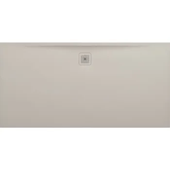 Sprchová vanička Laufen Pro - vanička obdélníková 180x90 s odtokem na delší straně, Marbond béžová matná H2119511860001