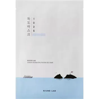Pleťová maska Round Lab - 1025 Dokdo Hydrating Water Gel Mask - Hydratační textilní maska - 30 ml
