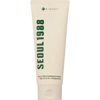 Pleťový krém K-SECRET - SEOUL 1988 Cleansing Foam : Pine Cica 1% + Probiotics - Čisticí pěna na obličej - 150 ml