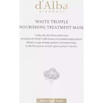 Pleťová maska d'Alba - White Truffle Nourishing Treatment Mask - Vyživující pleťová maska v plátýnku - 1ks/25ml