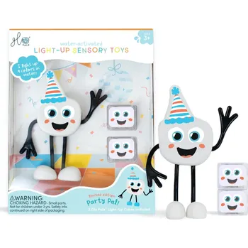 Glo Pals Sada Figurka Party Pal a 2 senzorické svítící kostky do vody