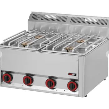 Sporák RM GASTRO Sporák plynový SP 60 GLS 4 zóny RedFox