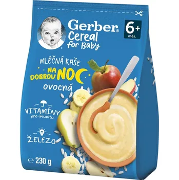 Dětská výživa GERBER Cereal ml kaše 230g ovocná 6m