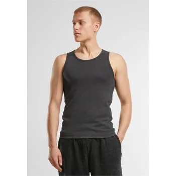 Pánské kraťasy Washed Rib Tanktop - black XXL