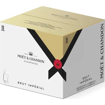 Moët & Chandon Impérial Brut (6x 0,75l) se 6ti skleničkami