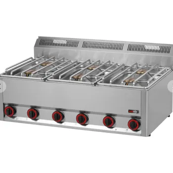 Sporák RM GASTRO Sporák plynový SP 90 GLS 6 zón RedFox