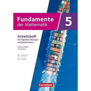 Cizí jazyk Fundamente der Mathematik 5. Schuljahr - Sachsen-Anhalt ab 2024 - Arbeitsheft zum Schulbuch mit Erklärfilmen und digitalen Übung - Franke, Marianne