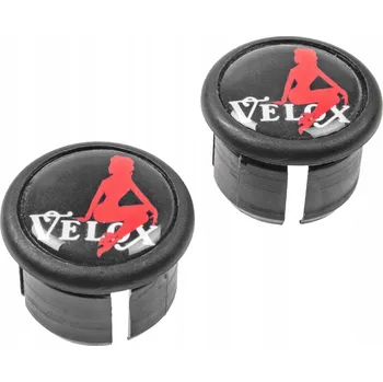 Příslušenství pro čtečku elektronické knihy Koncovky / záslepky řídítek Velox, plastové, logo Velox