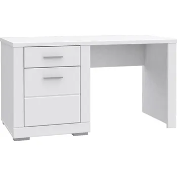 Psací stůl Psací stůl Snow - Forte C50 Bílý Uni Mat / Bílý Mat 138x76 cm