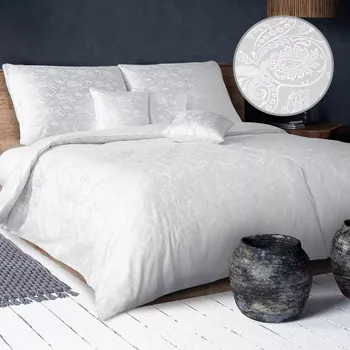 Povlečení Povlečení Veba BESTAR Ornament bílá 240x220cm + 2x 70x90cm