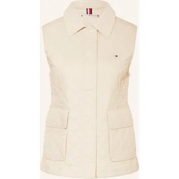 Dámská vesta Tommy Hilfiger Dámská Prošívaná Vesta, krémová, 42