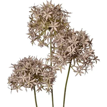 umělá květina Dekorace umělá květina s fialkovými květy - 62 cm