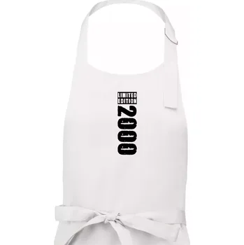 Kuchyňská zástěra Limited edition 2000 pruh - Dámská zástěra na vaření - Univerzální velikost ( Bílá )