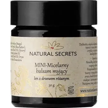 Pleťový krém Natural Secrets - Micelární čisticí balzám - 30 g