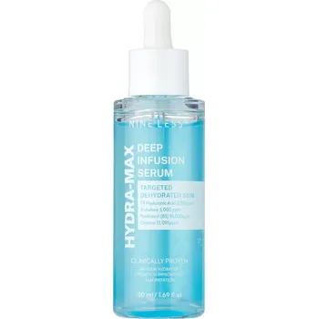 Pleťové sérum Nine Less - Hydra-Max Deep Infusion Serum - Hydratační sérum na obličej - 50 ml