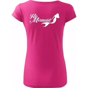 His Mermaid - Dámské triko Pure - 3XL ( Purpurová )