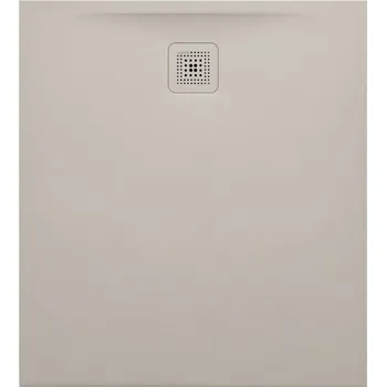 Sprchová vanička Laufen Pro - vanička obdélníková 100x90 s odtokem na kratší straně, Marbond béžová matná H2109571860001