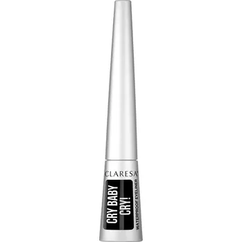 Oční linky Claresa - Cry Baby, Cry! - Voděodolná tekutá oční linka - 4 g