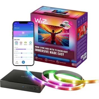 LED osvětlení WiZ Sync box starter kit 75-85 EU 8720169078628 LED pásek sada 240 V 340 cm vícebarevný 1 ks