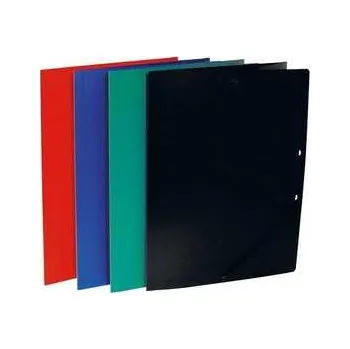 Archivační box Desky s gumičkou, červené, PP, 15 mm, A4, VICTORIA,rychlé dodání