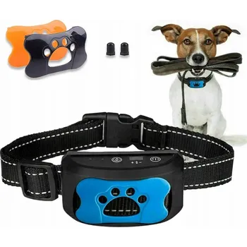 Obojek pro psa AKUMULÁTOR AUTOMATICKÝ OBOJEK PROTI ŠTĚKÁNÍ PSA S KORKOVÝM KRYTEM