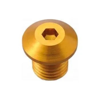 Zrcátko pro motocykl Záslepka zrcátka levá DAYTONA GOLD M10 x P1.25