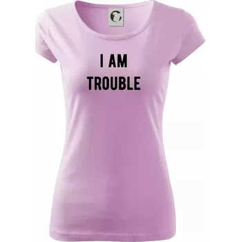 Dámské tričko Párové triko - Looking for trouble - Dámské triko Pure - 3XL ( Orchid )