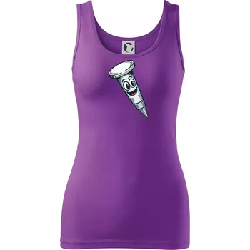 Dámské tričko Parové triko - Kladivo a hřebík - Dámské tílko - M ( Fialová )