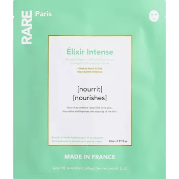 Pleťová maska Rare Paris - Élixir Intense - Vyživující pleťová maska - 1ks/23ml