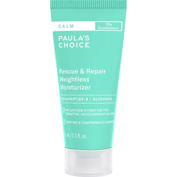 Pleťový krém Paula's Choice - Calm Rescue&Repair Weightless Moisturizer - Lehký hydratační noční krém - 15 ml