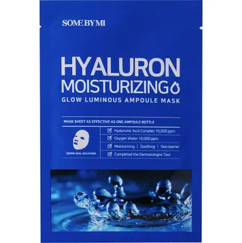 Pleťová maska Some By Mi - Hyaluron Moisturizing Glow Luminous Ampoule Mask - Hydratační plátýnková maska - 25 g