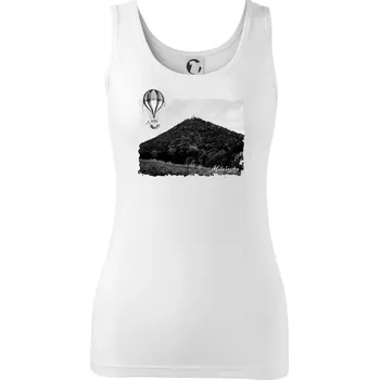 Dámské tričko Retro Milešovka - Dámské tílko - XS ( Bílá )