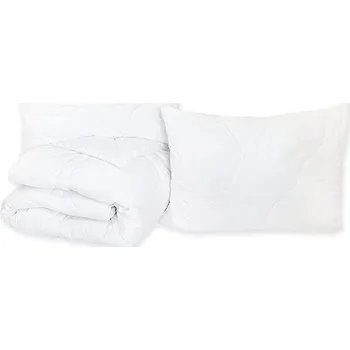 Povlečení TOPKING Polštář 70 × 90 cm se zipem 2 ks a přikrývka 200 x 220 cm - duté vlákno, česká výroba