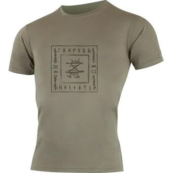 Pánské tričko ADRIAN pánské merino triko - Hnědá 7373 / XXL / Hnědá