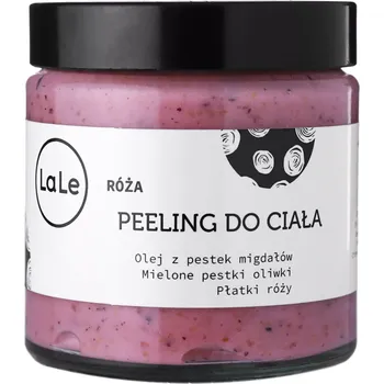 Tělový peeling La-Le - Tělový peeling - Růže - 120 ml