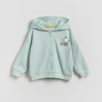 Chlapecká mikina Reserved - Bavlněná mikina Pochacco - bleděmodrá - 005FK-05X - 005FK-05X-104