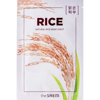 Pleťová maska The SAEM - Natural Rice Mask Sheet - Rýžová textilní maska - 21 ml