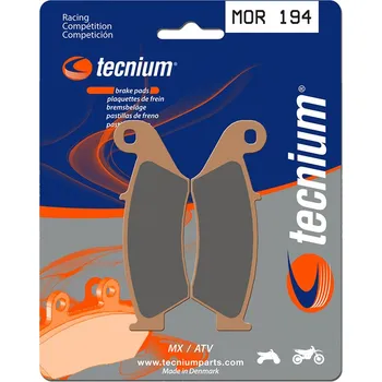 Nářadí na motocykly TECNIUM Racing MX/ATV Brzdové destičky ze slinutého kovu - MOR194 MOR194