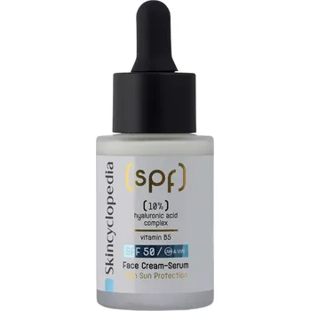 Pleťový krém Skincyclopedia - Cream-Serum Hydrating SPF 50 - Hydratační krém-sérum na obličej s ochranou proti slunečnímu záření - 30 ml