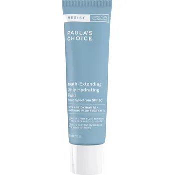 Přípravek na opalování Paula's Choice - Resist - Youth-Extending Daily Hydrating Fluid SPF 50 - Hydratační emulze s ochranným faktorem SPF 50 - 60 ml