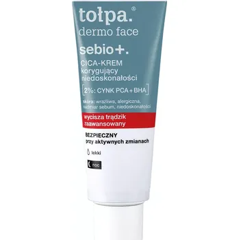 Pleťový krém Tołpa - Dermo Face Sebio+ - Cica krém proti nedokonalostem - 40 ml