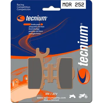 Nářadí na motocykly TECNIUM Racing MX/ATV Brzdové destičky ze slinutého kovu - MOR252 MOR252