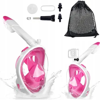 Potápěčská maska Potápěčské Brýle pro potápění a šnorchlování, celoobličejová, pro bazén L/XL