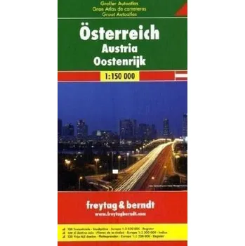 GAOEN Velký autoatlas Rakouska 1:150 000 / autoatlas