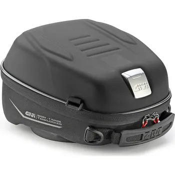 Zavazadlo na motocykl St605+ tankruksak givi "tanklocked", polotuhé provedení držící tvar, uzamykatelný, 5 lt.