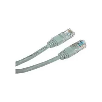 Síťový kabel UTP patchcord, Cat.6, RJ45 M-3m, nestíněný, šedý, economy,rychlé dodání