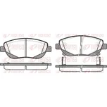 Sada brzdových destiček, kotoučová brzda REMSA 1448.02