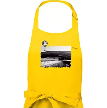 Kuchyňská zástěra Retro Kleť - Pánská zástěra na vaření - Univerzální velikost ( Žlutá )