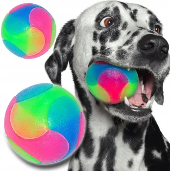 Hračka pro psa Míček pro psy Nobleza 6,5 cm, vícebarevný